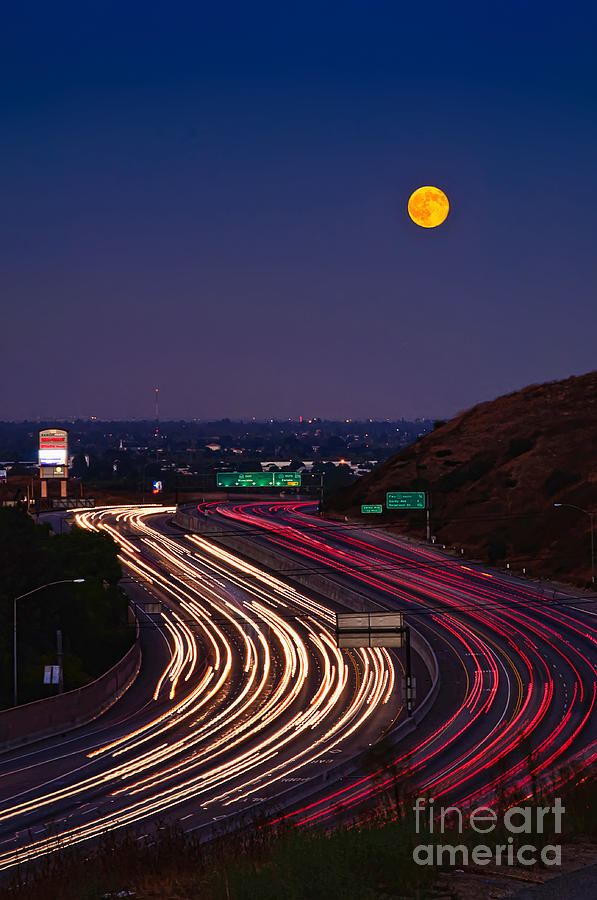 Harvest Moon Photograph by Eddie Yerkish