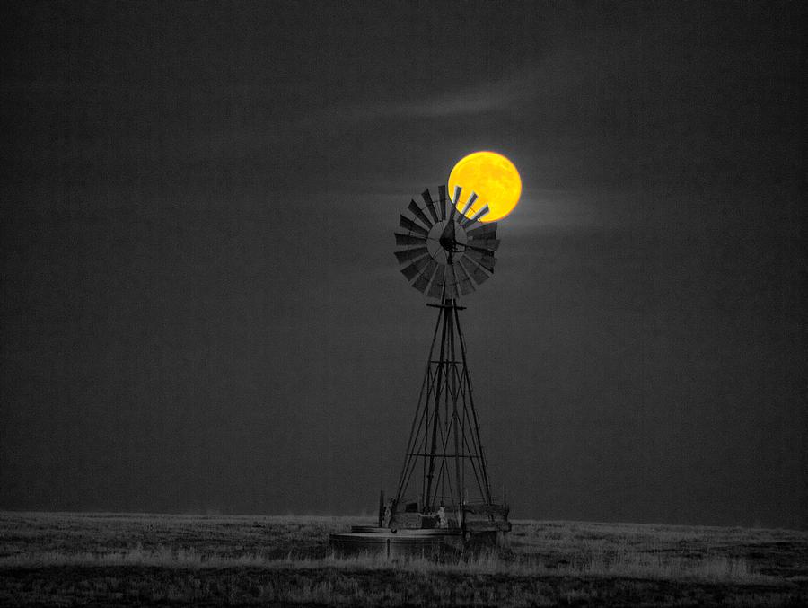 Harvest Moon Photograph by HW Kateley