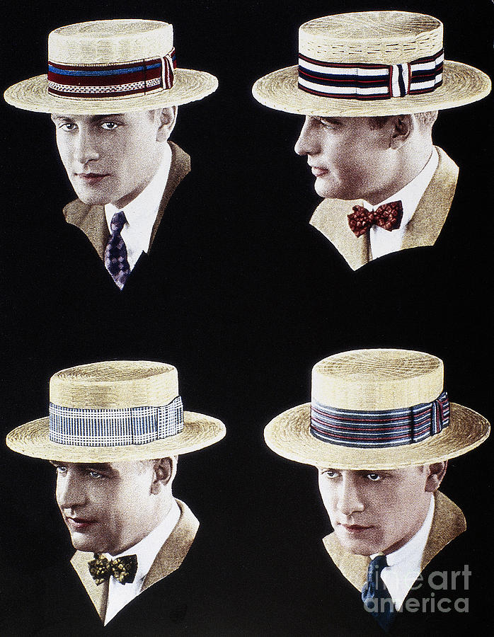 Hat Advertisement, 1927 Photograph by Granger