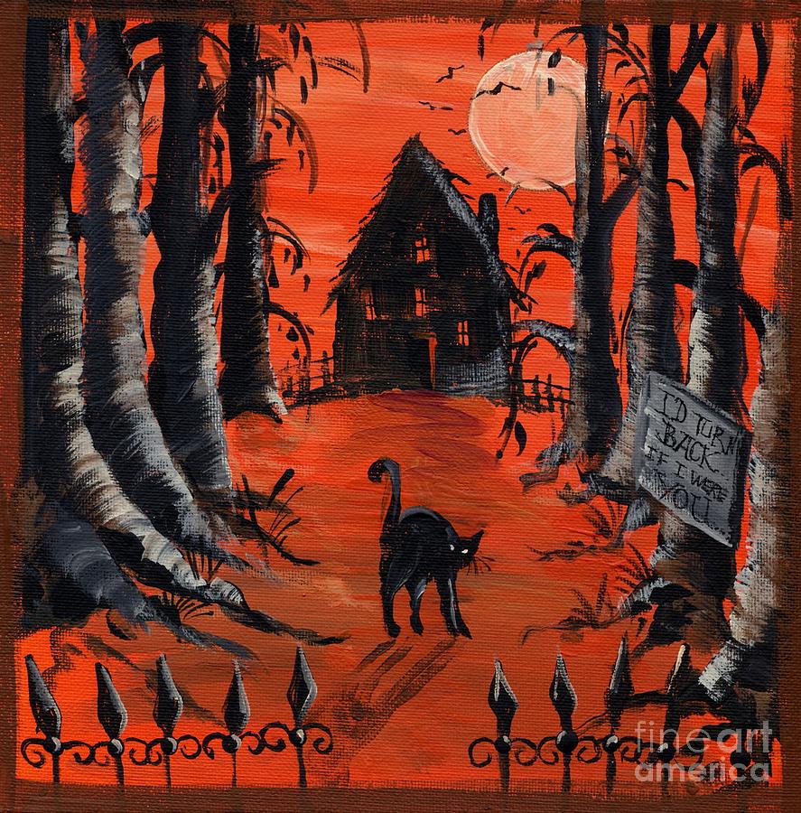 Haunted House Painting