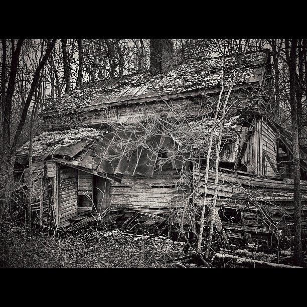 House Photograph - #haunted #house #virginia by Rob Beasley