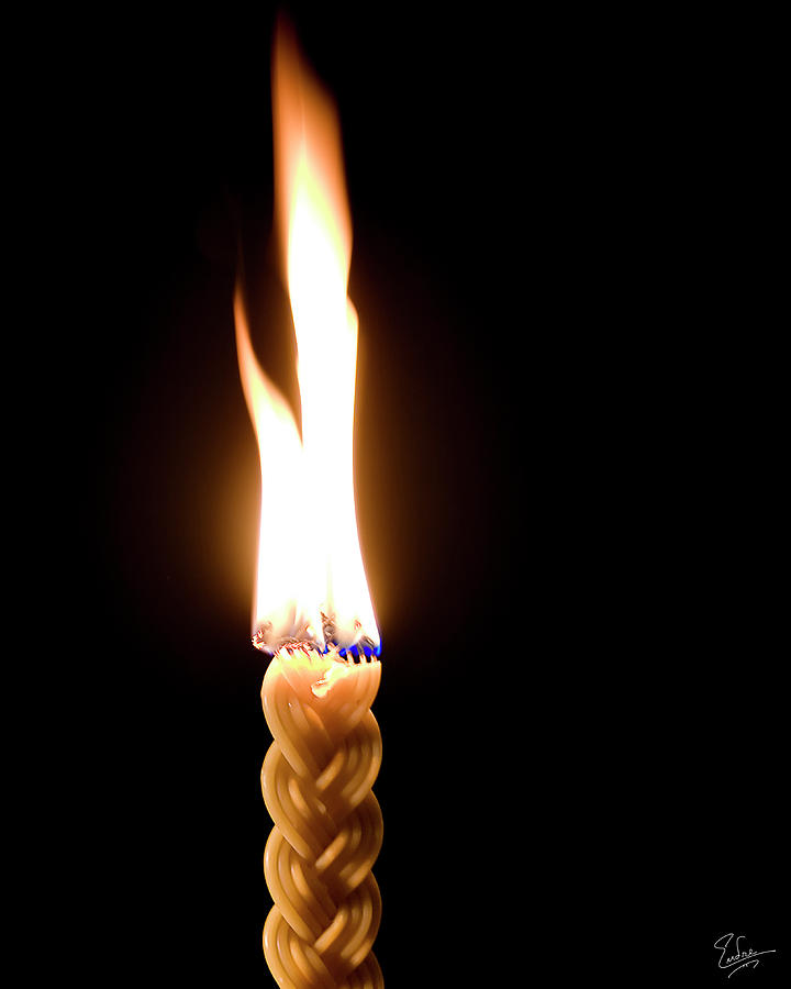 Havdallah Candle Photograph by Endre Balogh