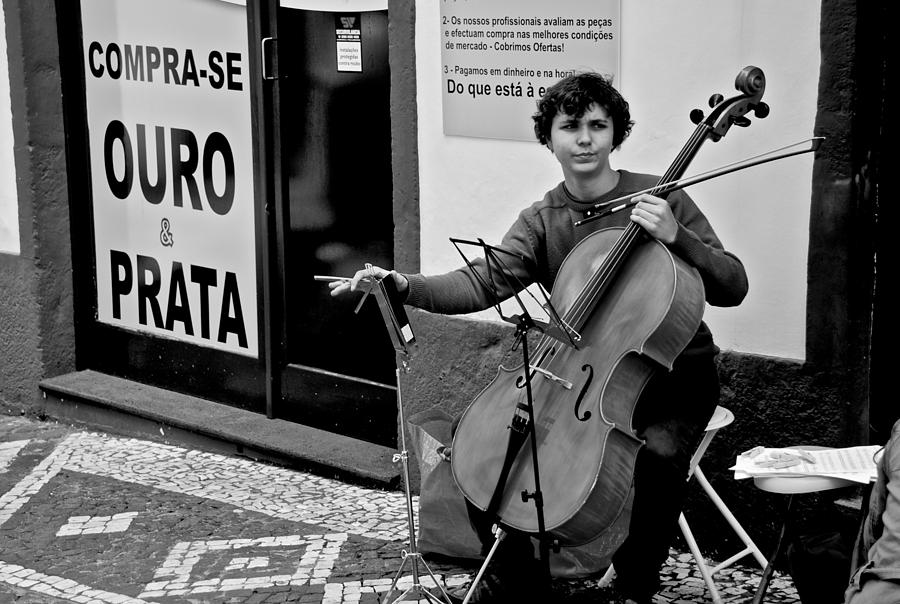 Have Cello Will Play Photograph by Eric Tressler