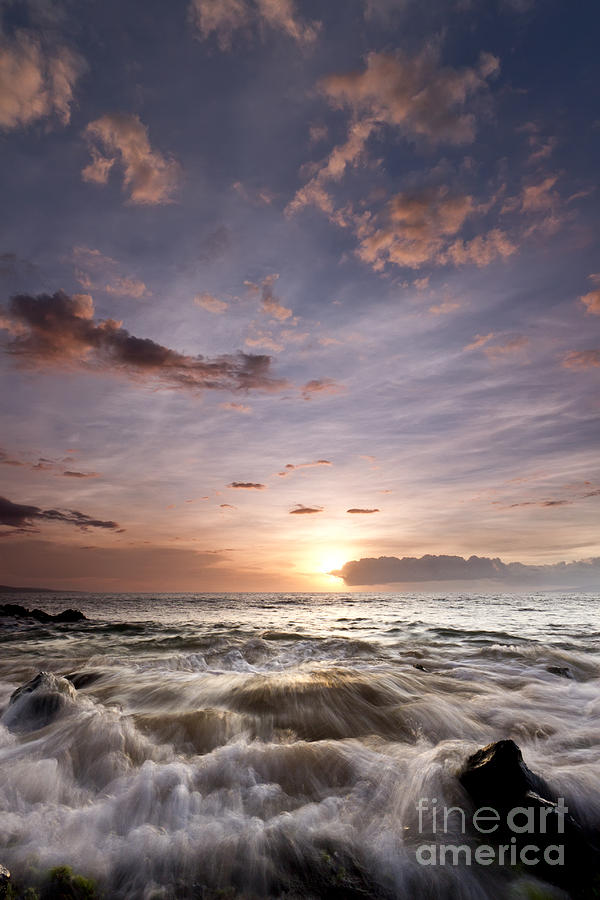 Hawaiian Sunset South Maui Photograph by Dustin K Ryan