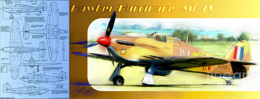 Airplane Photograph - Hawker Hurricane Mk IV by Arne Hansen