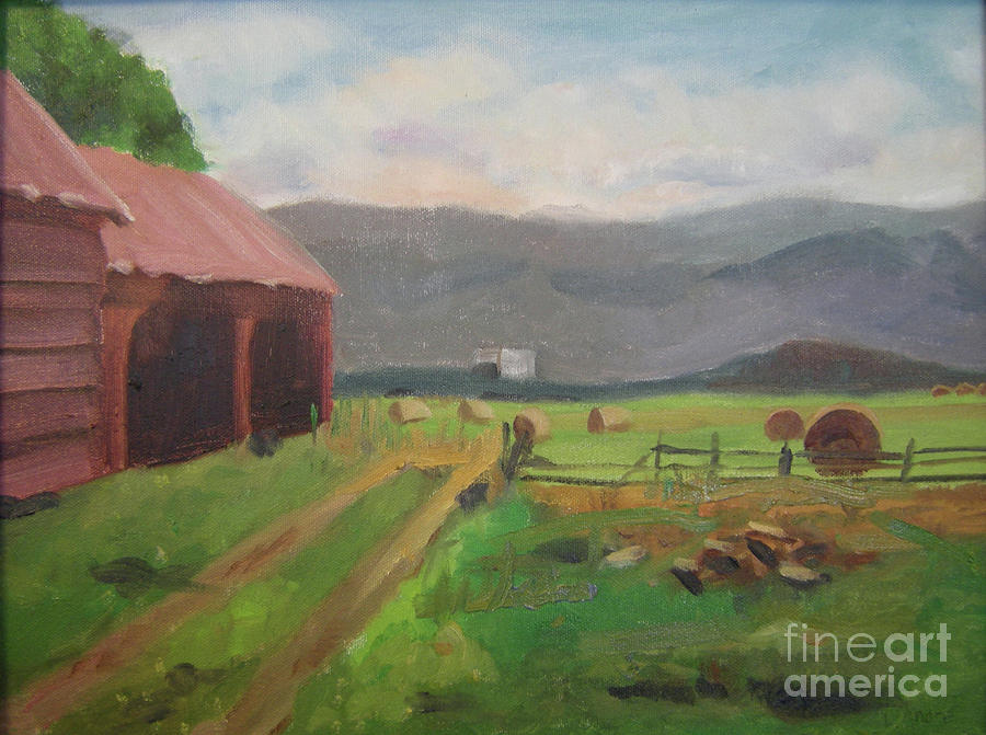 Hay Day Farm Painting by Lilibeth Andre