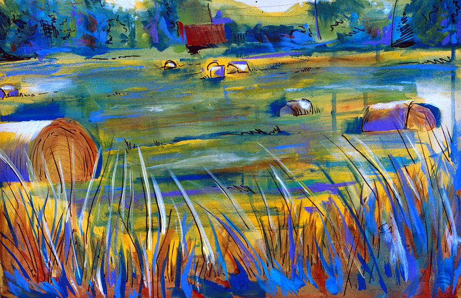 Hay Painting by John Gholson