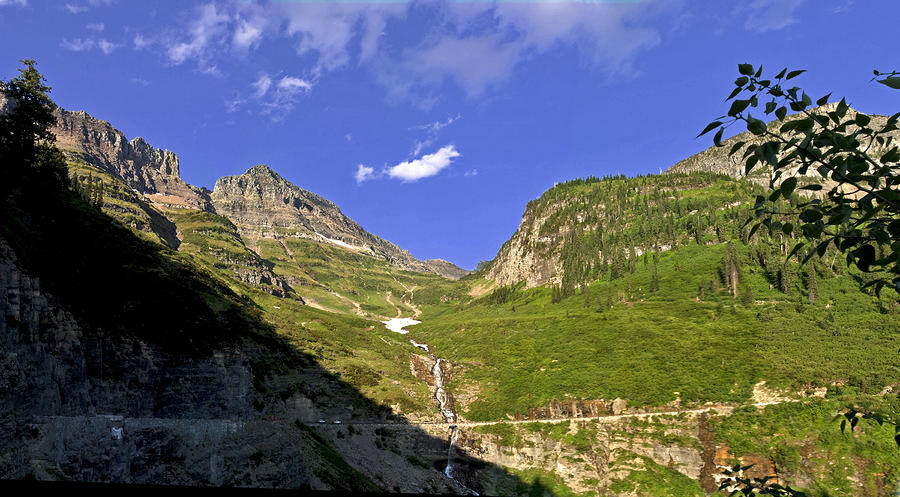 Haystack Creek Panorama Glacier National Park Larry Darnell Photograph by Larry Darnell