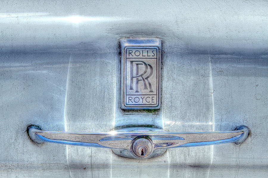 HDR - Rolls Royce Logo Photograph by Joe Myeress