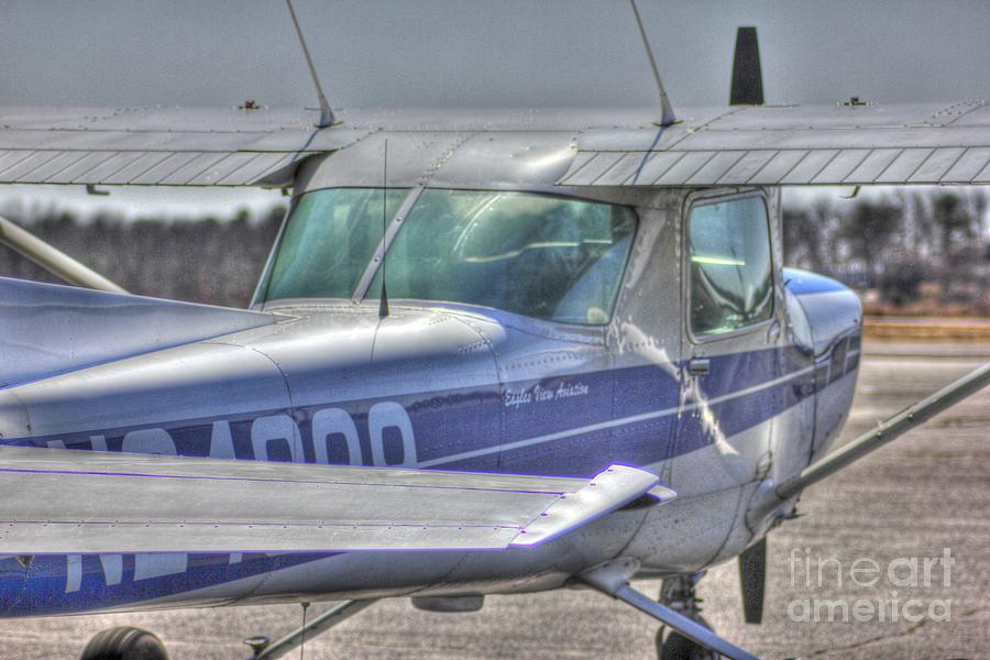 HDR Airplane Single Prop Engine Photograph by Al Nolan