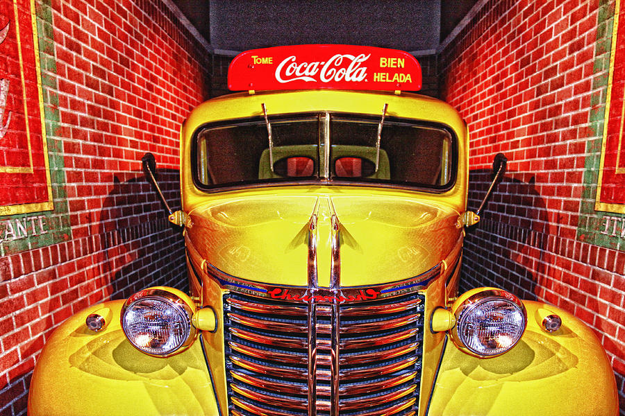 HDR- Coca Cola Car Photograph by Joe Myeress