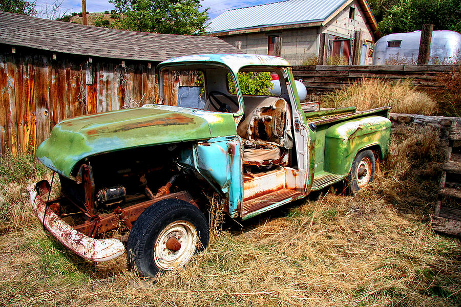 HDR Old Truck Photograph by Joe Myeress