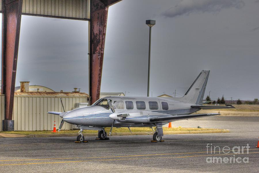 HDR Plane Waiting at Docking Station for Passengers Photograph by Al Nolan