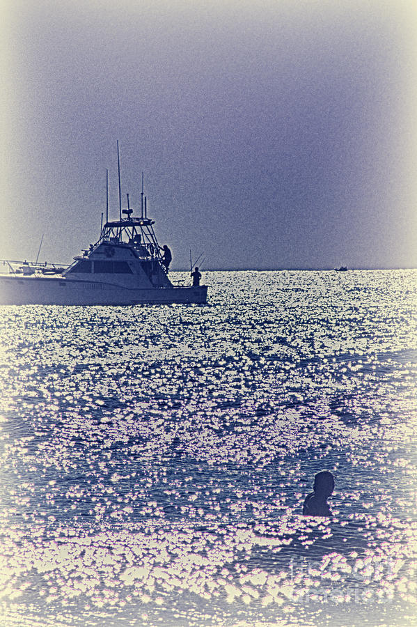 HDR Purple Haze Boat Boats Sea Ocean Photos Photography Buy Sell Selling Gallery Pictures New Photo Photograph by Al Nolan