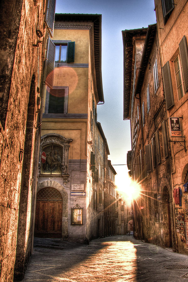 HDR Siena Photograph by Andrea Barbieri