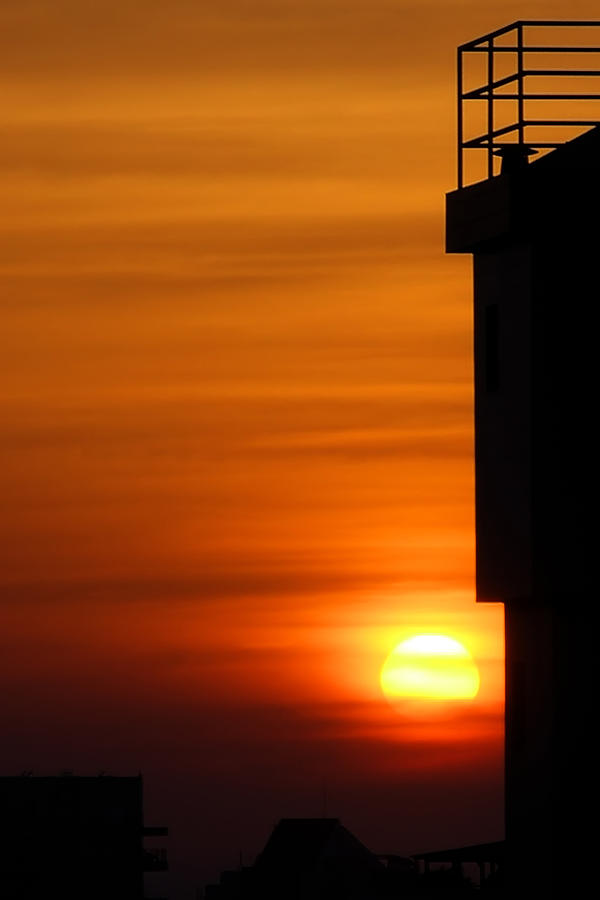 HDR Sunset Photograph by Meir Ezrachi