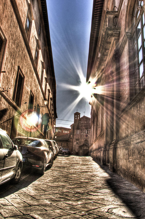 HDR Tuscany Sun Photograph by Andrea Barbieri