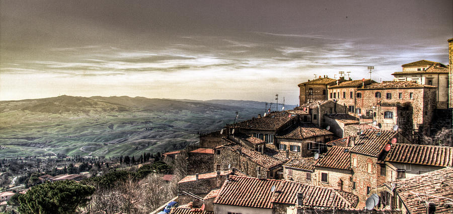HDR Volterra Photograph by Andrea Barbieri
