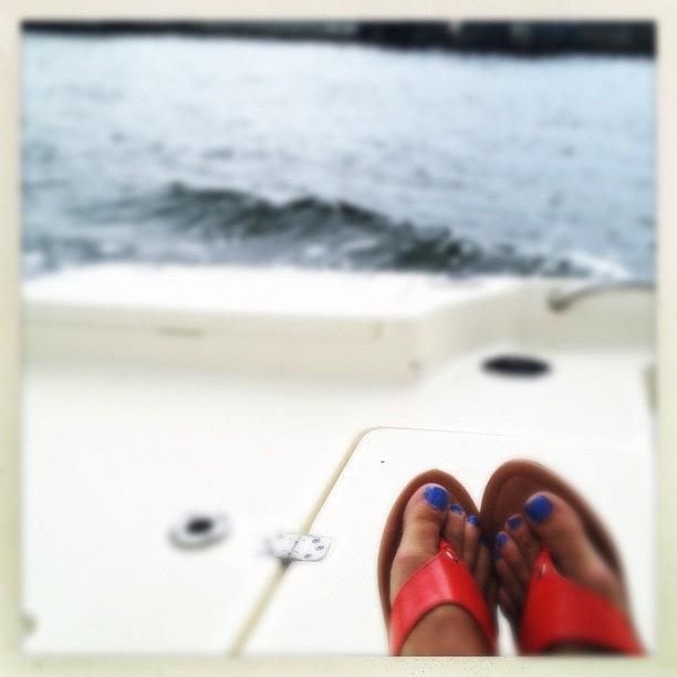 Toes Photograph - Heading Out For My #world Cruise by Molly Slater Jones