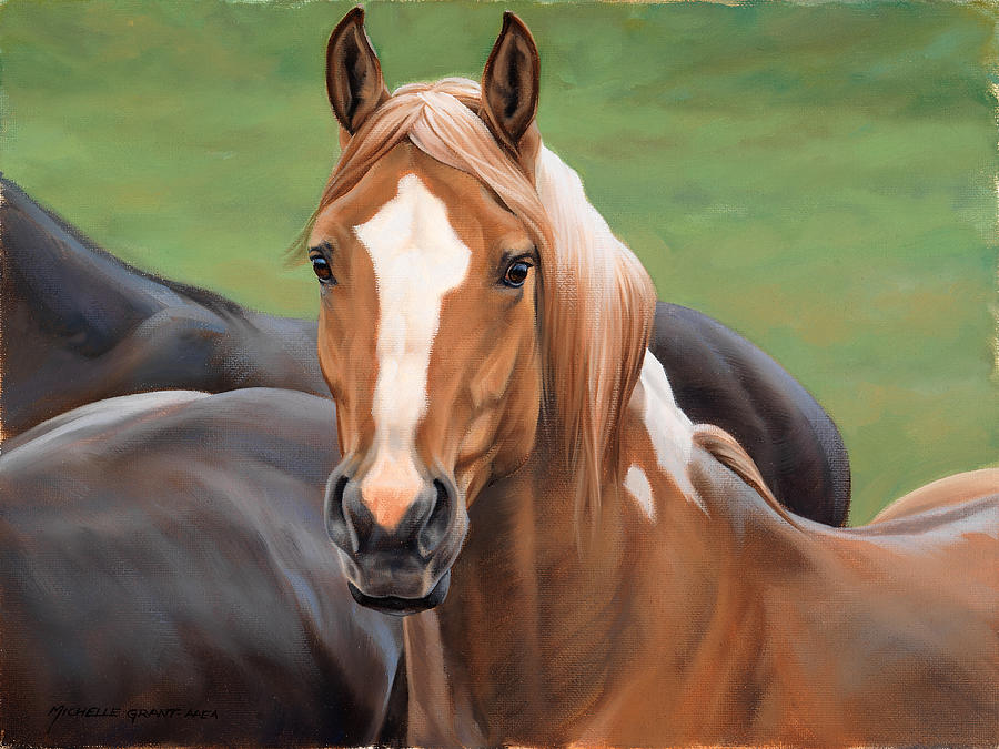 Horse Painting - Heads Up by JQ Licensing
