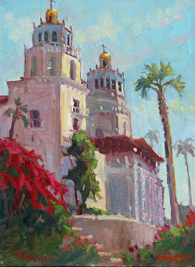 Hearst Castle Painting by Silvio Silvestri - Pixels