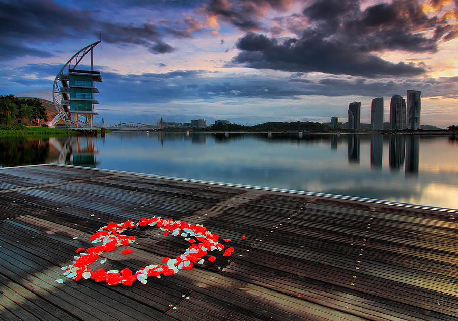 Heart By The Lake Photograph by Fakrul Jamil Photography Heart By The Lake Photograph by Fakrul Jamil Photography