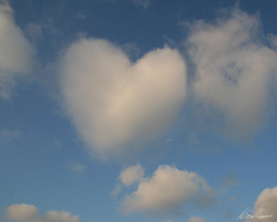 Heart in the Clouds Photograph by Diana Haronis