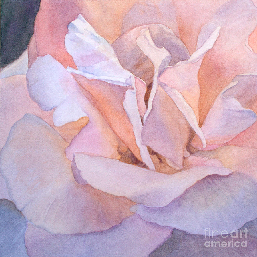 Heart of a Rose 1 Painting by Jan Lawnikanis