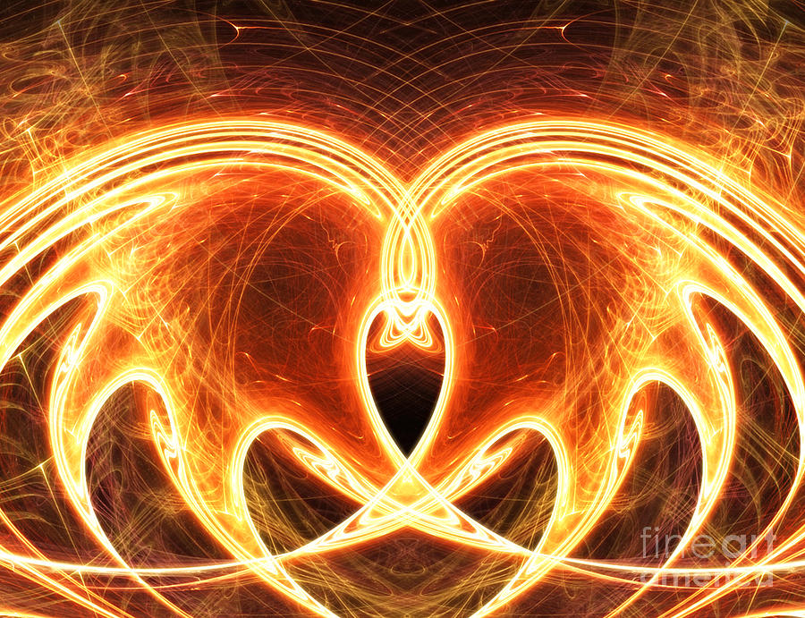 Heart of Gold Digital Art by Ester McGuire