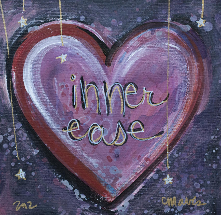 Heart of Inner Ease Painting by Laurie Maves ART