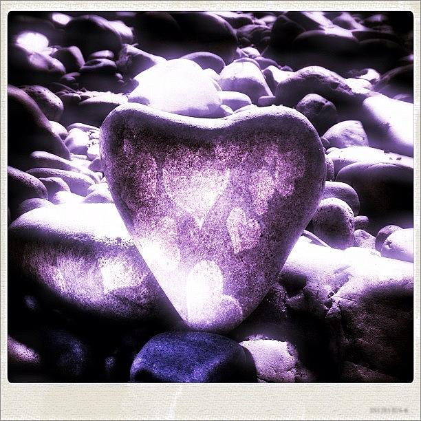 Heart Photograph - Heart Of Stone! #heart #love #valentine by Robert Campbell
