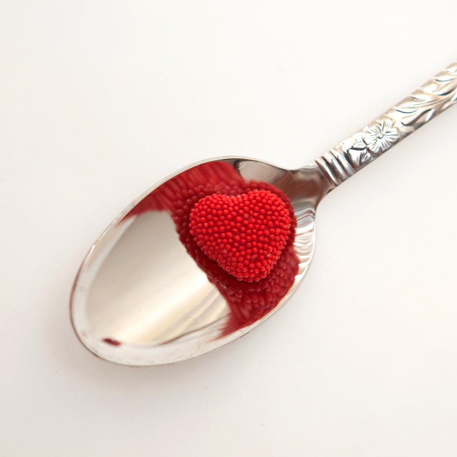 Heart on a Spoon Photograph by Art Block Collections