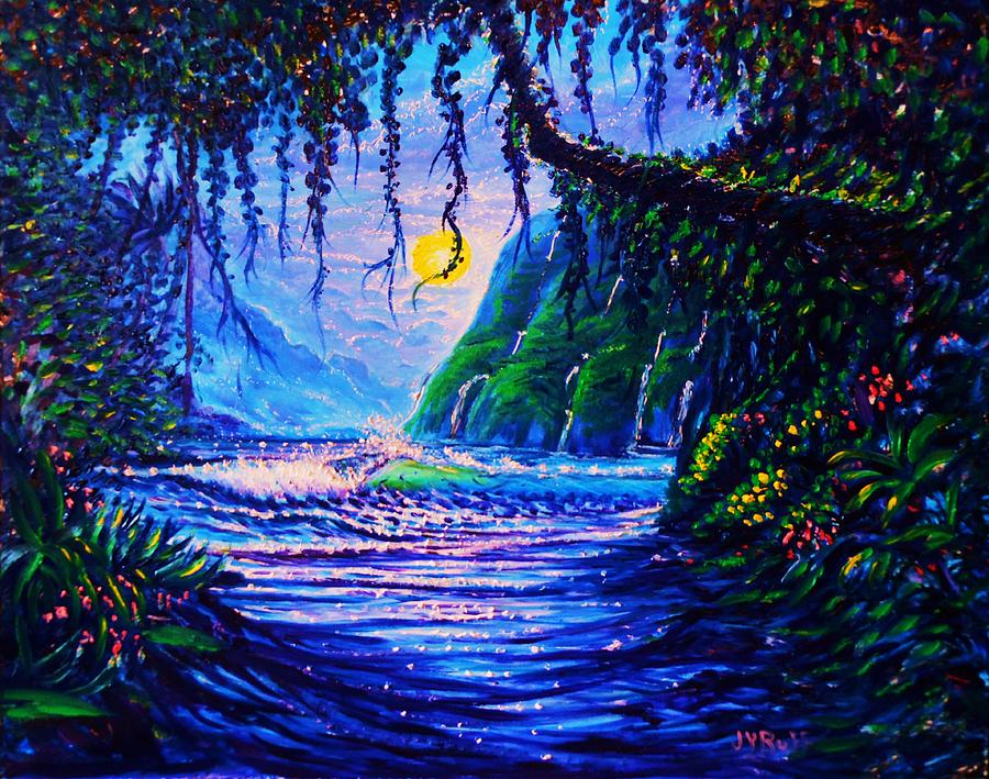Jungle Painting - Heart Path to Paradise by Joseph Ruff