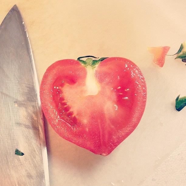 Heart Tomato Photograph by AKIBomb Graphics