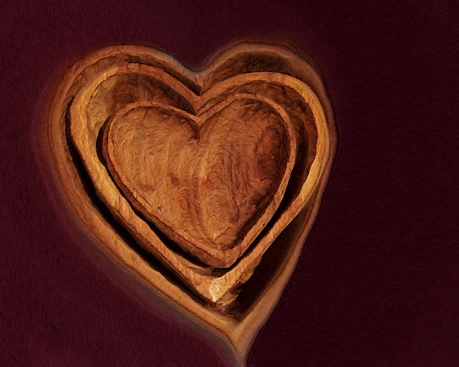 Hearts Digital Art - Hearts by Ernest Echols