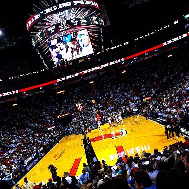 Heat Game .. These Seats Are Dope Photograph by Nicholas Greer