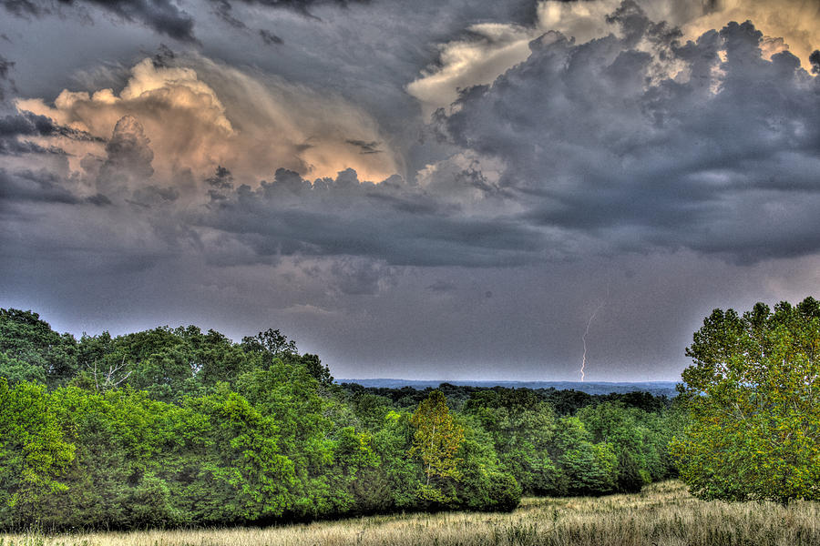 Heat Lightning Photograph by William Fields