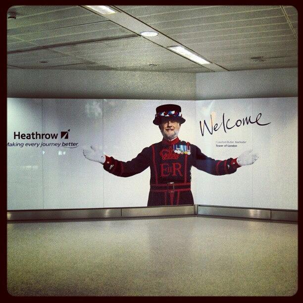 London Photograph - #heathrow #airport #london #welcome by Abdelrahman Alawwad
