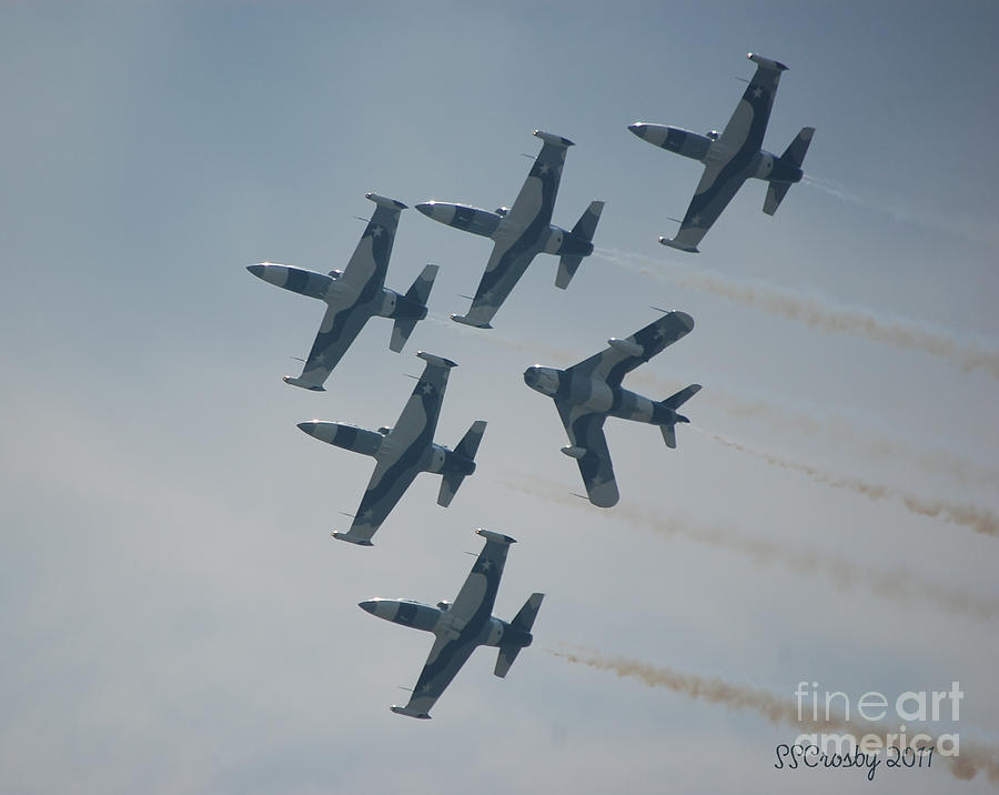 Heavy Metal Jet Team Formation Photograph by Susan Stevens Crosby