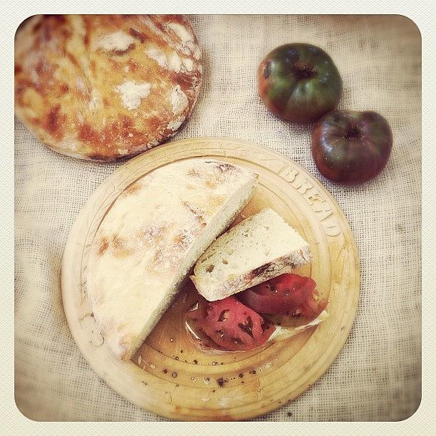 Instagram Photograph - Heirloom Tomato Sandwich by Lynne Daley
