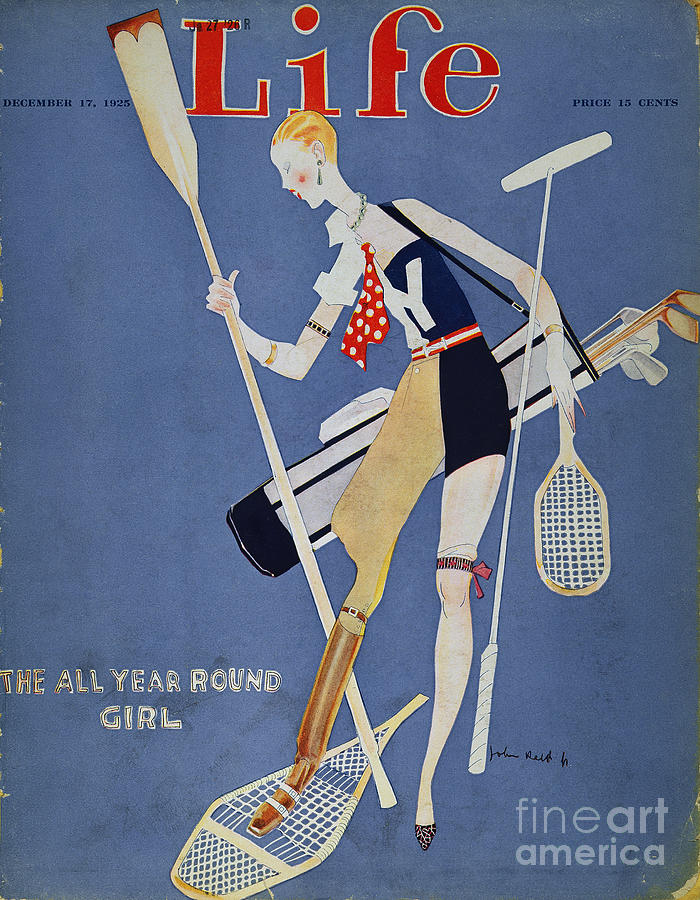 Life Magazine Cover, 1925 #3 Drawing by John Held