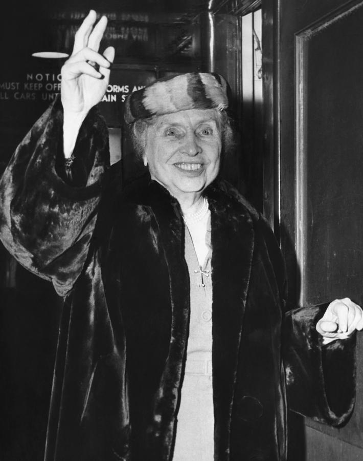 Helen Keller, At A Dinner Reception by Everett