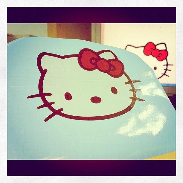 Hello Kitty Sticker? Piece Of Cake! :d Photograph by Kian Hui
