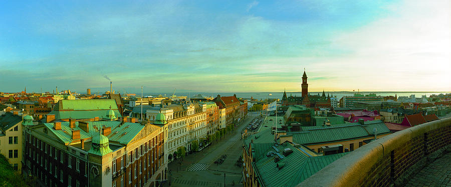 Helsingborg and Oresund Beyond Photograph by Jan W Faul