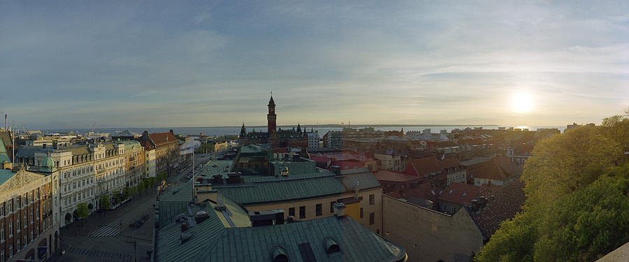 Helsingborg at Sunset Photograph by Jan W Faul