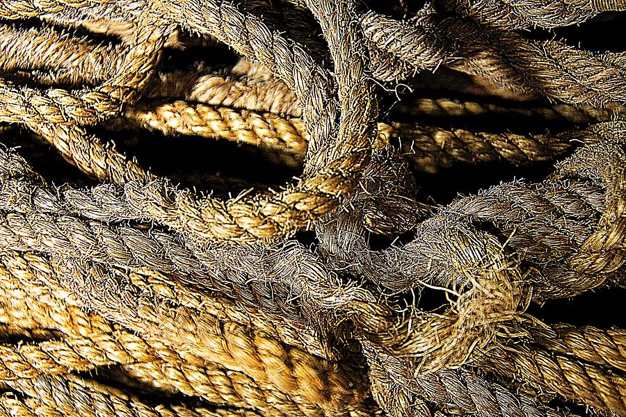 Hemp Ropes Photograph by Richard Henne