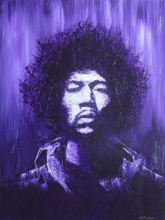 Hendrix Painting by William McCann