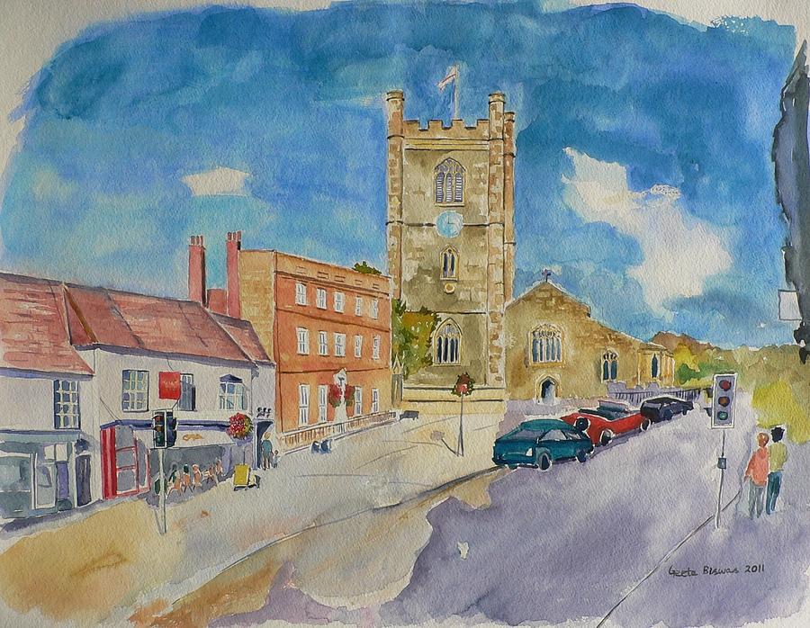 City Painting - Henley on Thames by Geeta Yerra