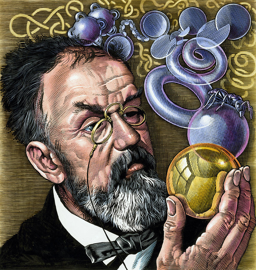 Portrait Photograph - Henri Poincare, French Mathematician by Bill Sanderson Portrait Photograph - Henri Poincare, French Mathematician by Bill Sanderson