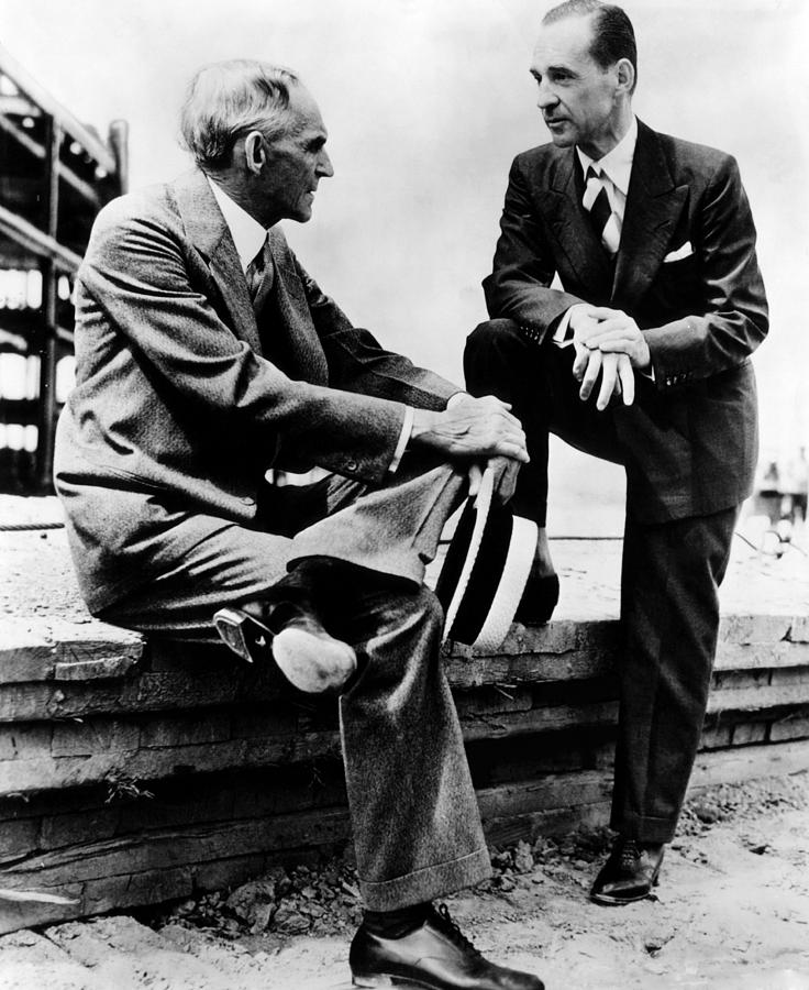 Henry ford and his son edsel